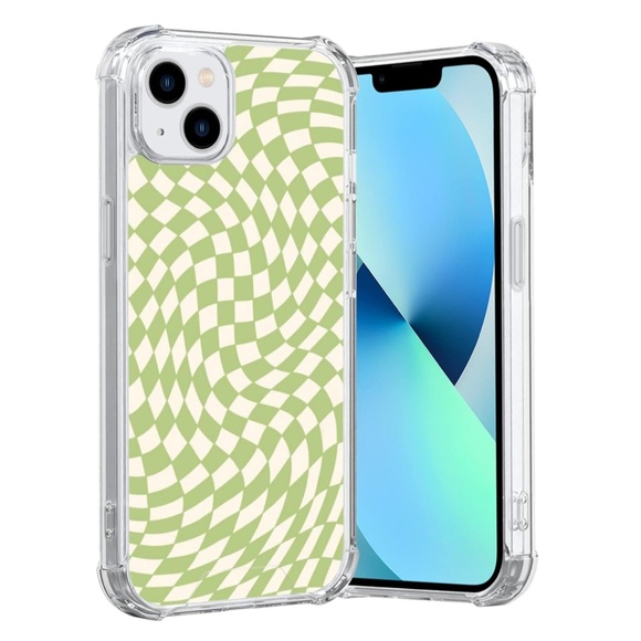 iPhone 14 Plus Checkered Case - Picture 1 of 5